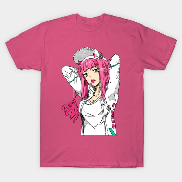 Zero Two Darling T-Shirt by Rockartworks